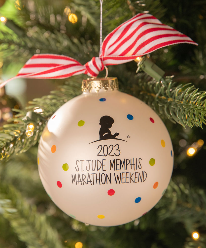 2023 St. Jude Memphis Marathon Ornament by Coton Colors
